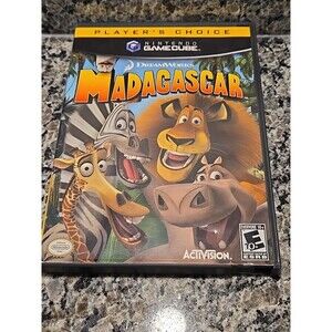 Madagascar (Nintendo GameCube, 2005) CIB Complete TESTED/WORKING
